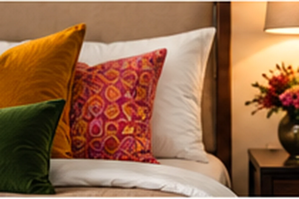 Warm guest room